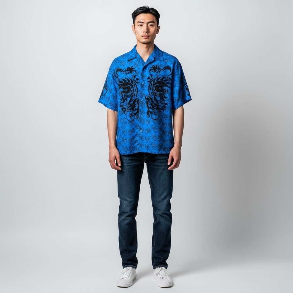 Vintage 90’s JNCO Jeans Tribal Skate Shirt‎